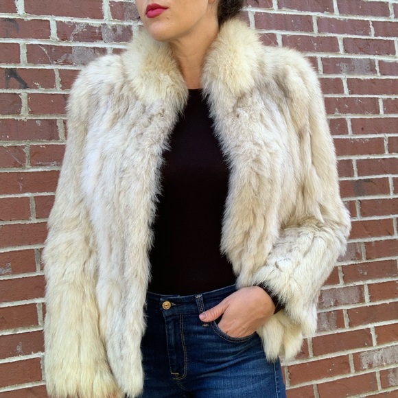 Saga Furs Jackets & Blazers - Fox Fur Coat Vintage Saga Fox Rolled Collar